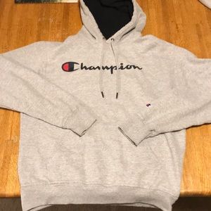 Champion Powerblend Logo Hoodie